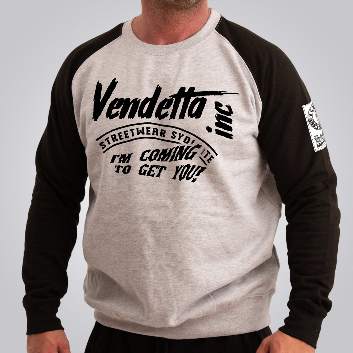 Vendetta Inc. Sweatshirt Nightmare grau-schwarz 4039