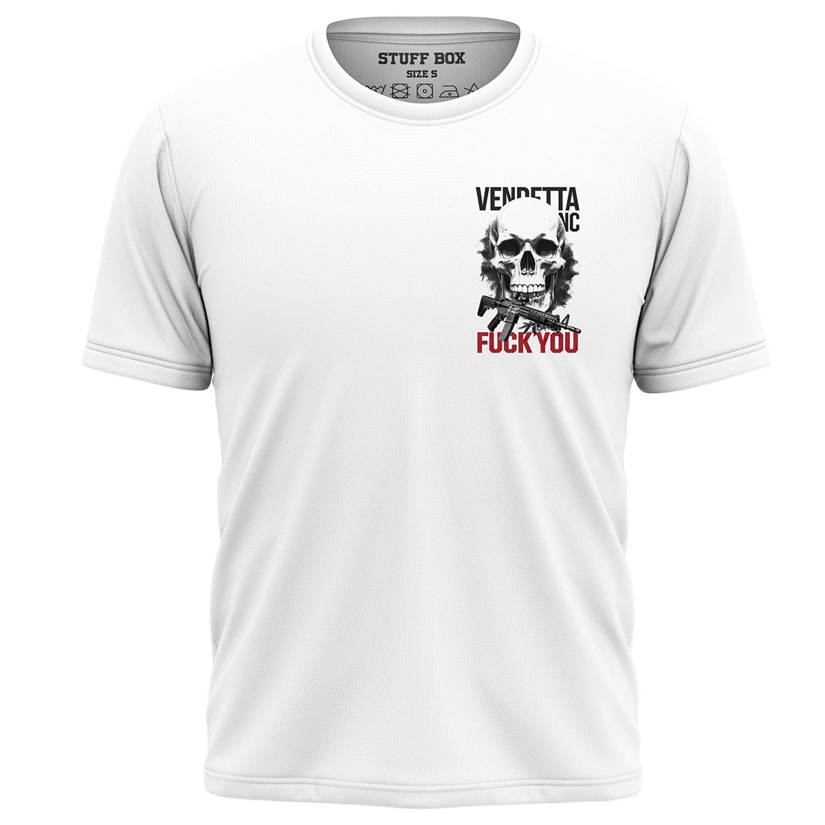 Vendetta Inc. Shirt Death Wish weiß VD-1555