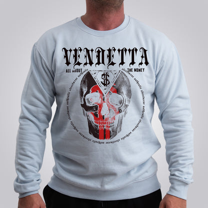 Vendetta Inc. Männer Sweatshirt Money Creamy Blue