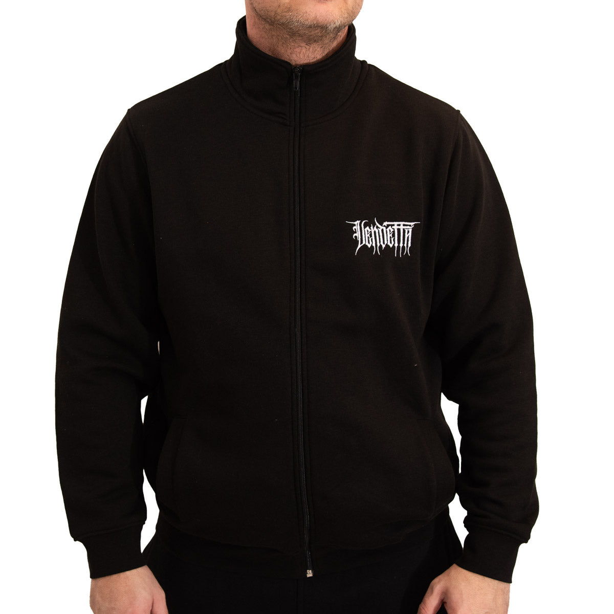 Vendetta Inc. Sweatjacke Hell schwarz VD-4086