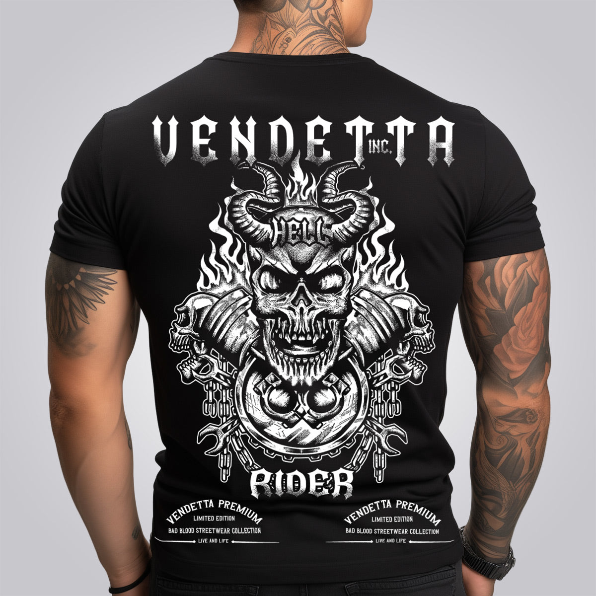 Vendetta Inc. Shirt schwarz Hell Rider