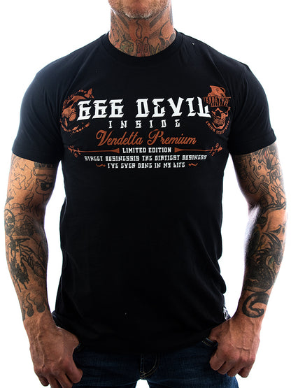 Vendetta Inc. Shirt 666 Devil black VD-1131