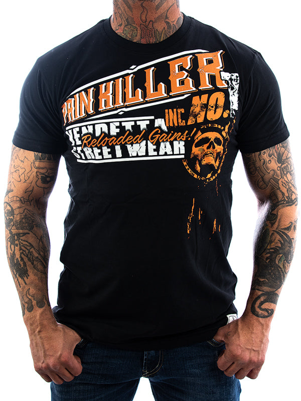 Vendetta Inc. Shirt Pain Killer schwarz VD-1135