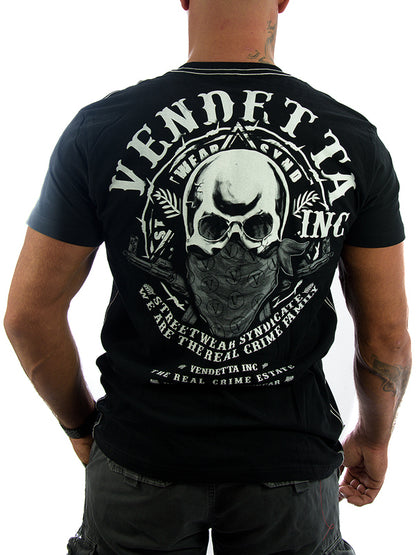 Vendetta Inc. Shirt Skull Mask schwarz 1181