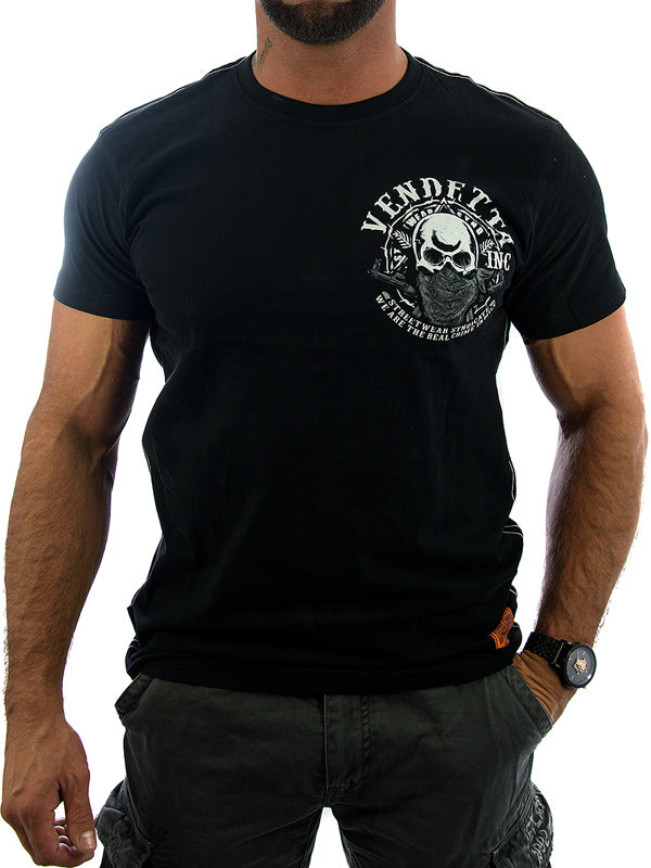 Vendetta Inc. Shirt Skull Mask schwarz 1181