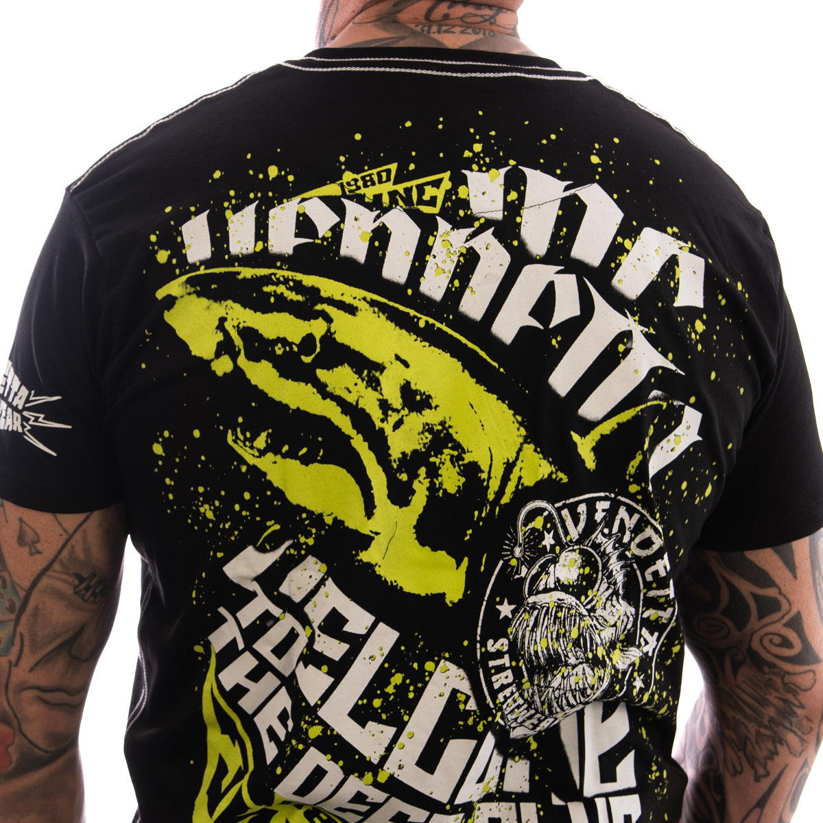 Vendetta Inc. Shirt Shark schwarz VD-1209