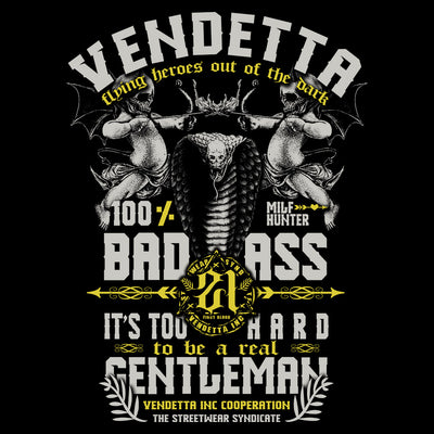 Vendetta Inc. Shirt Dark Gentleman schwarz VD-1228