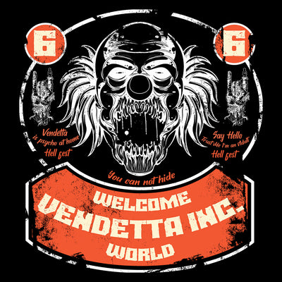 Vendetta Inc. Shirt Welcome schwarz VD-1511
