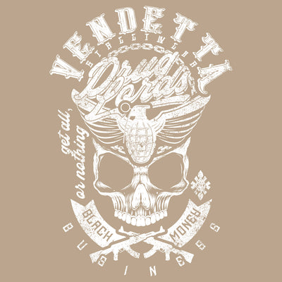 Vendetta Inc. Shirt Black Money sand VD-1625