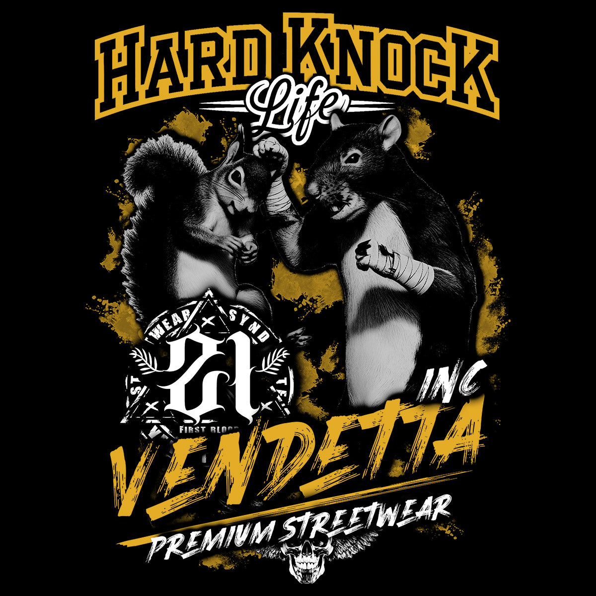 Vendetta Inc. Shirt Hard Knock Life schwarz VD-1595