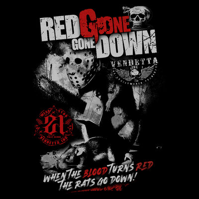 Vendetta Inc. Shirt Red Gone Down schwarz VD-1596