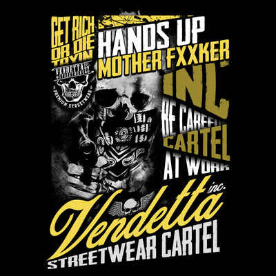 Vendetta Inc. Shirt Cartel Mode schwarz VD-1600