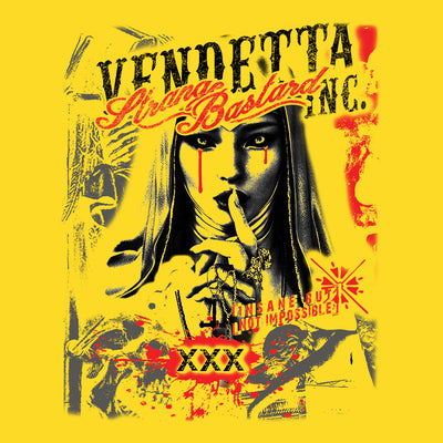Vendetta Inc. Shirt Bastard gelb VD-1627
