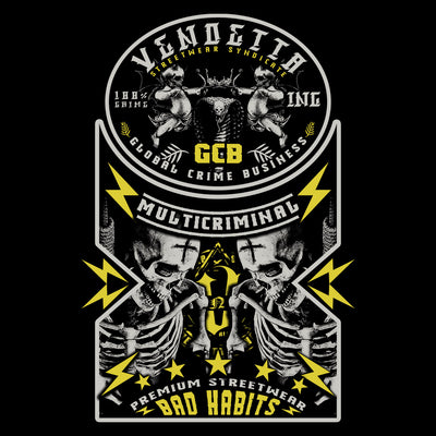 Vendetta Inc. Shirt Dark Pulse schwarz VD-1605