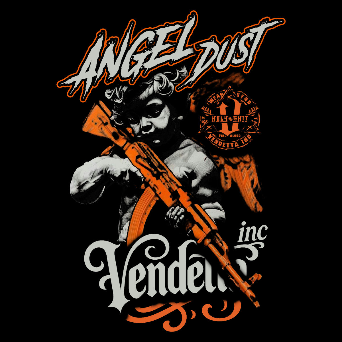 Vendetta Inc. Shirt Angel Dust schwarz VD-1632