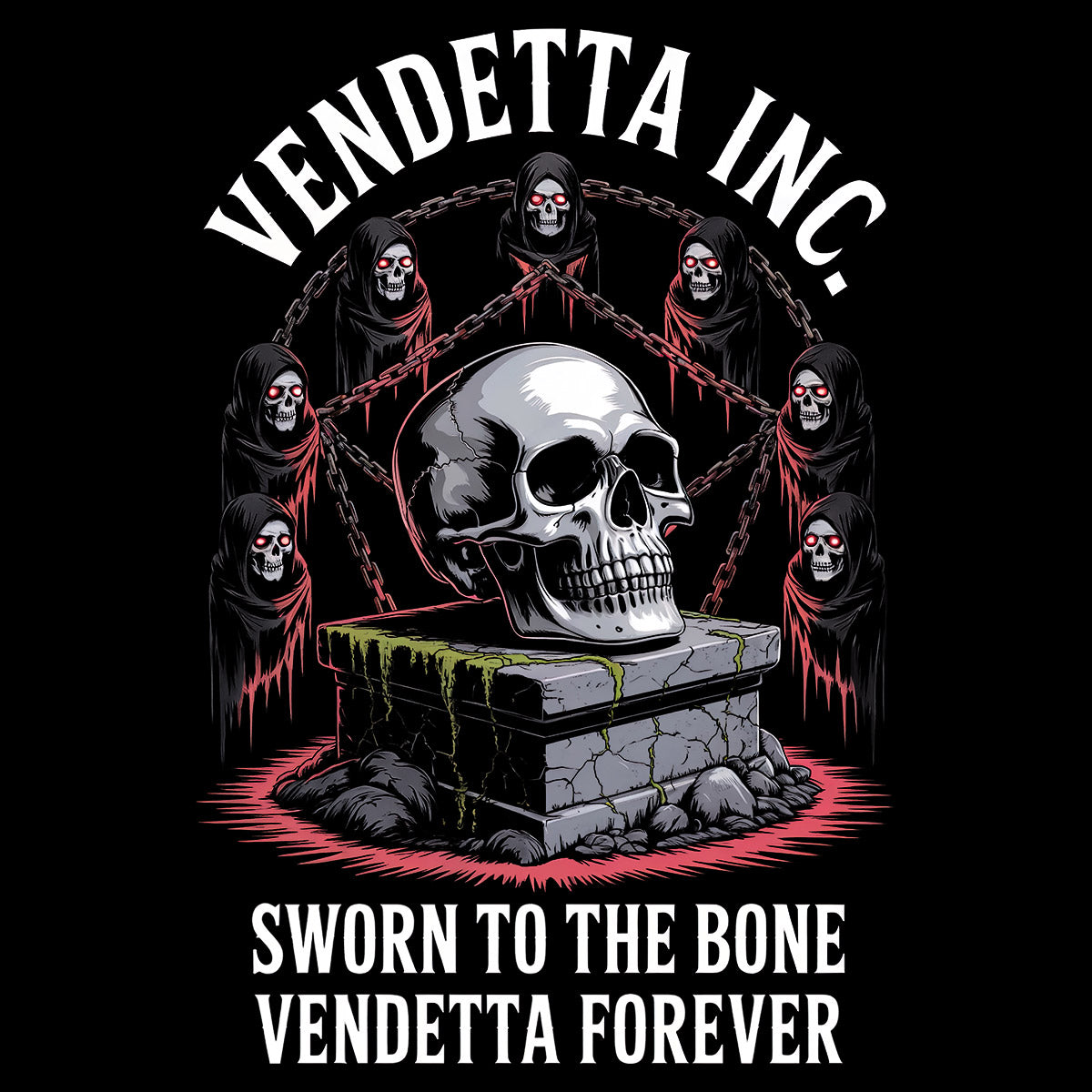 Vendetta Inc. Shirt Sworn Legacy schwarz VD-1643