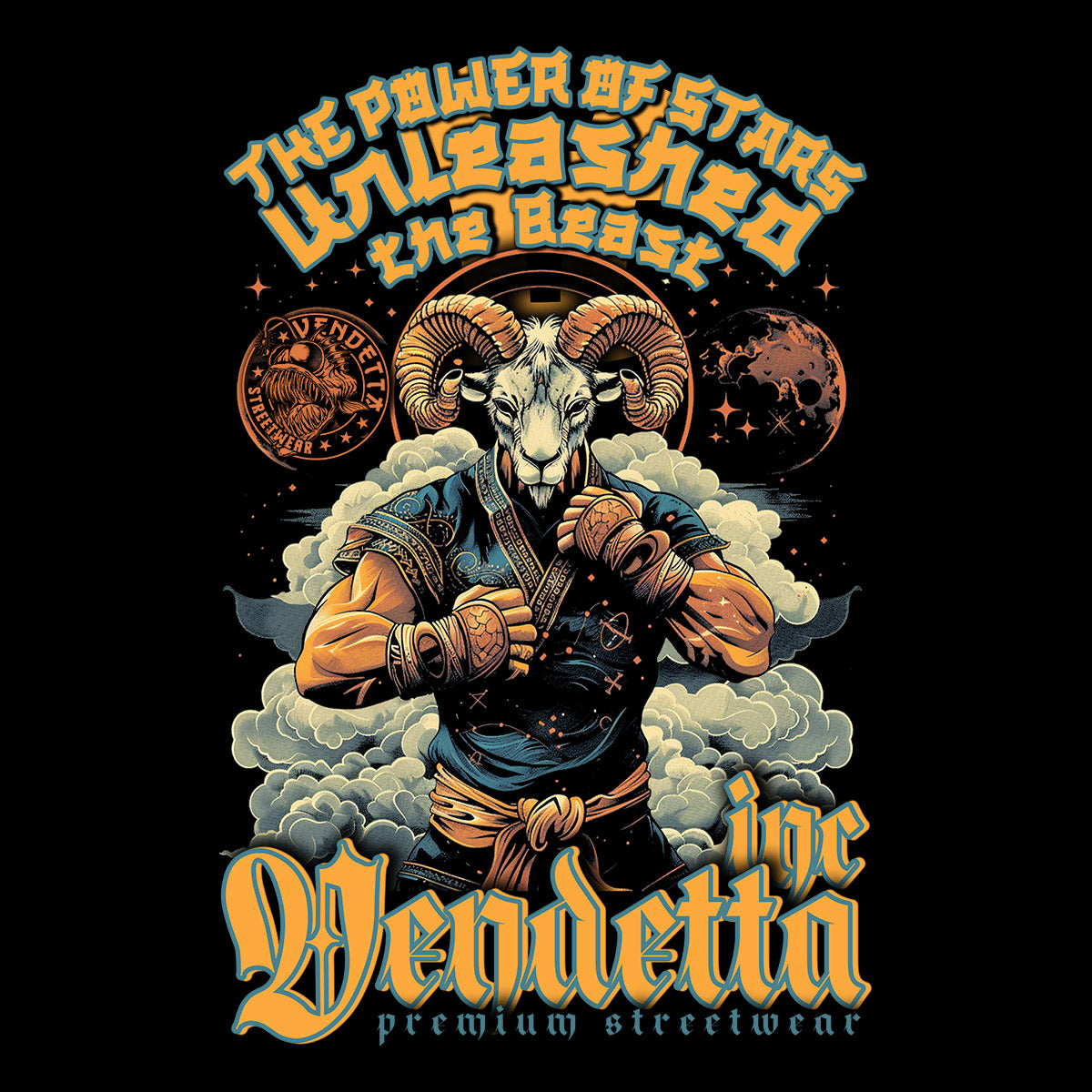 Vendetta Inc. Shirt The Power of Stars schwarz VD-1460