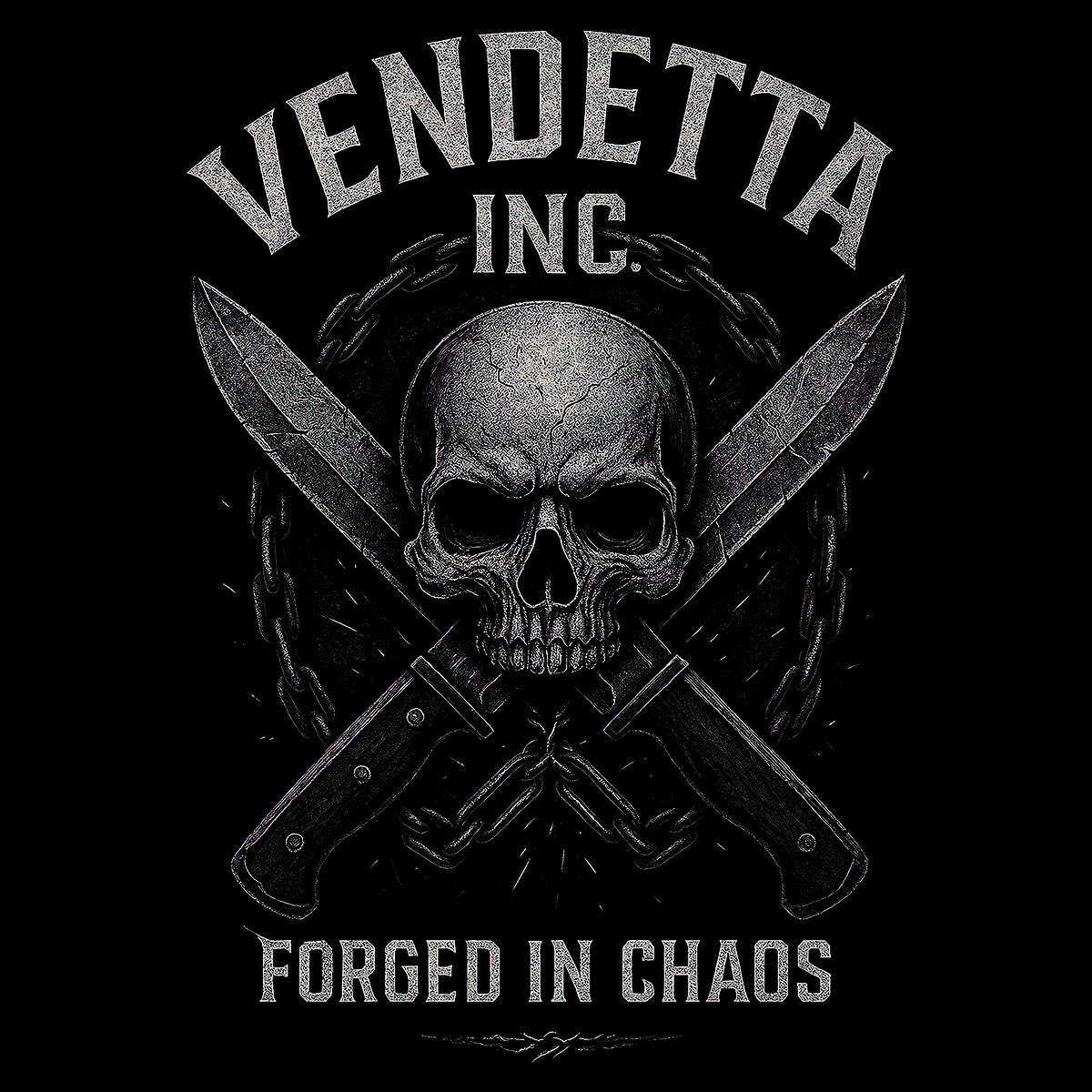 Vendetta Inc. Shirt Forged in Chaos schwarz VD-1659