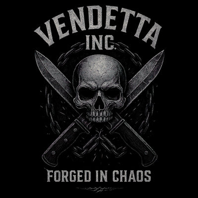 Vendetta Inc. Shirt Forged in Chaos schwarz VD-1659