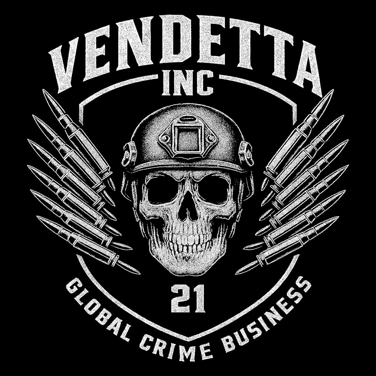 Vendetta Inc. Shirt Unit 21 schwarz VD-1658
