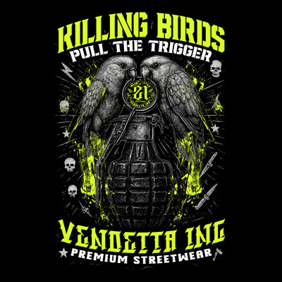 Vendetta Inc. Shirt Killing Birds schwarz VD-1661