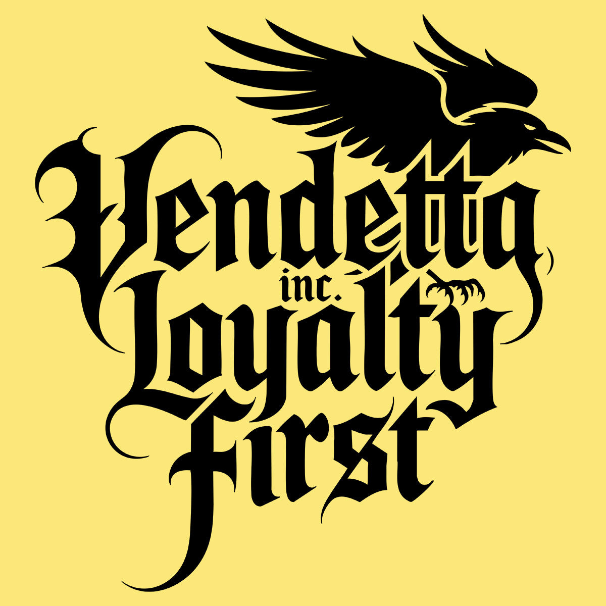 Vendetta Inc. Hoodie Loyalty First gelb VD-4092