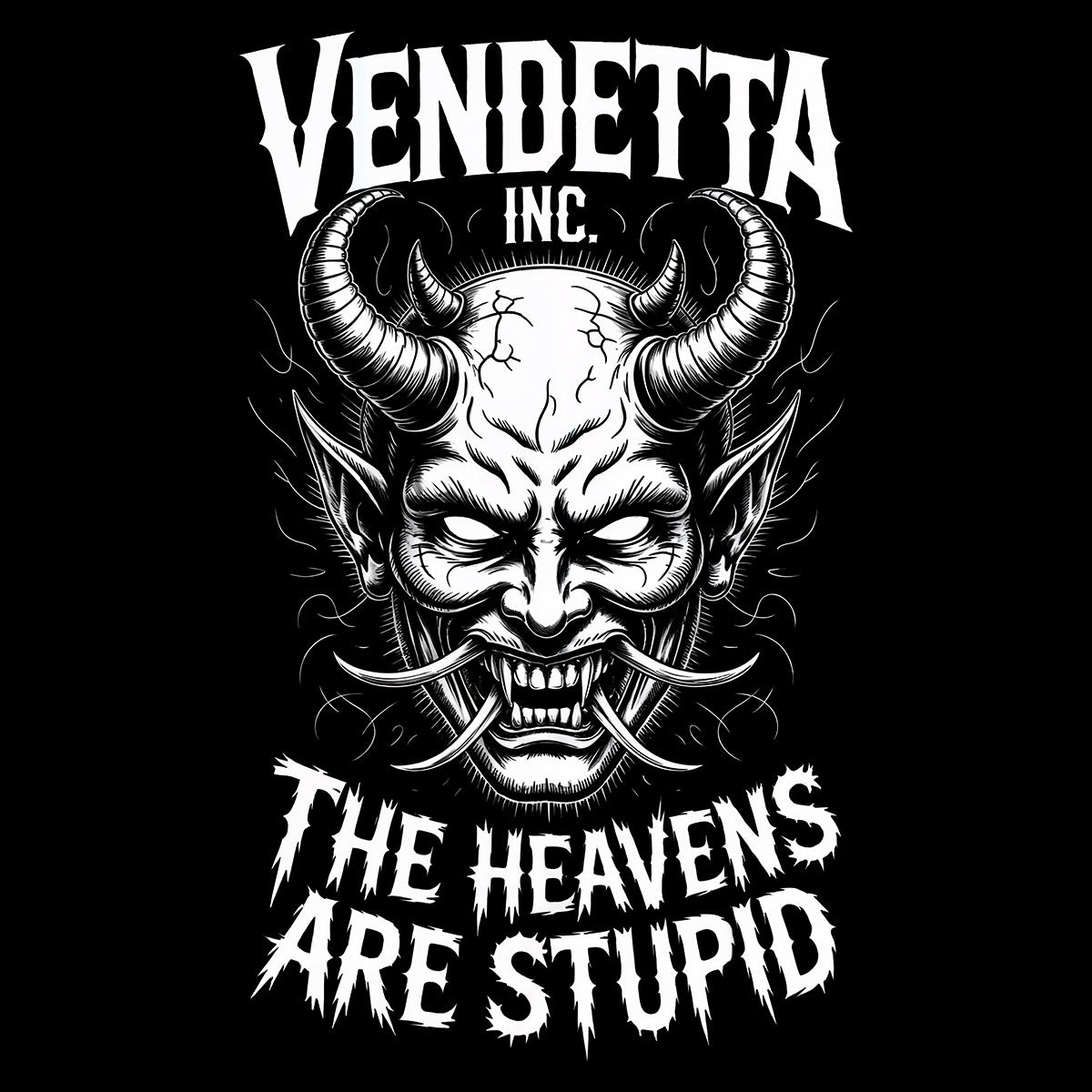 Vendetta Inc. Kapuzensweater Stupid anthrazit