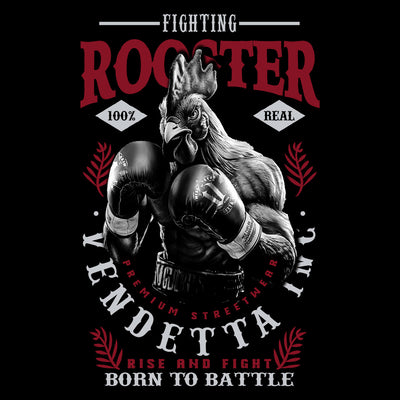 Vendetta Inc. Shirt Fighting Rooster schwarz