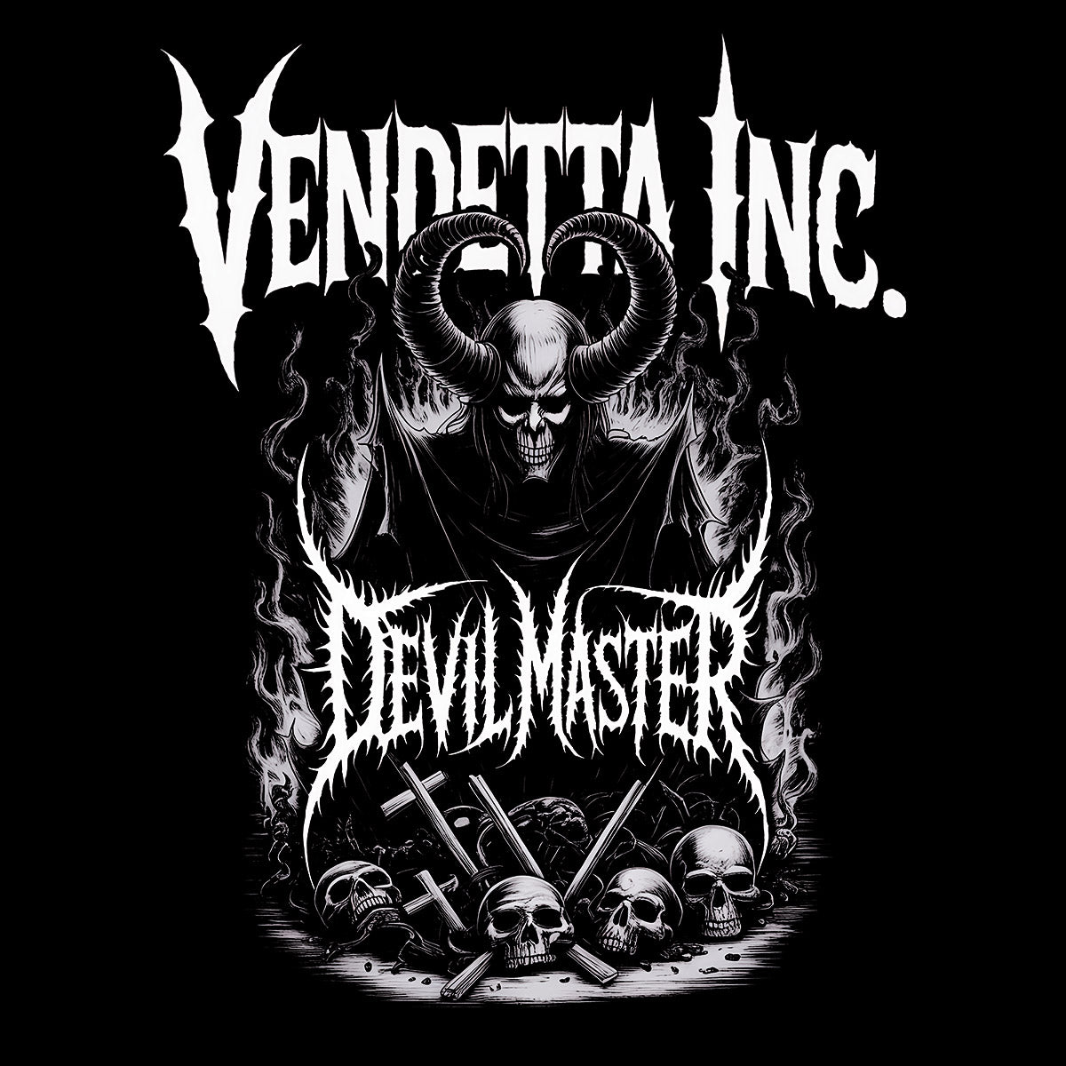 Vendetta Inc. Kapuzensweater Devil Master schwarz