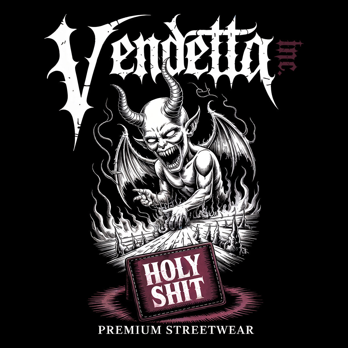Vendetta Inc. Shirt Damned Crown schwarz