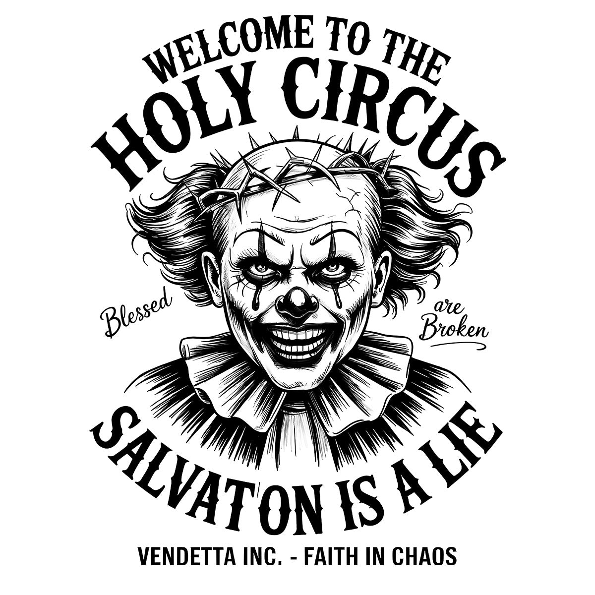 Vendetta Inc. Sweatjacke Holy Circus gelb