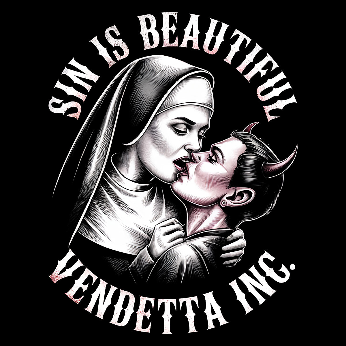 Vendetta Inc. Kapuzenpullover Sin Is Beautiful schwarz