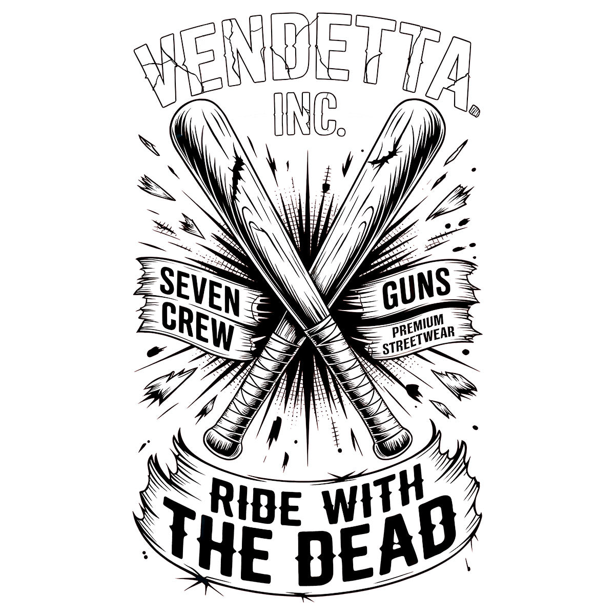 Vendetta Inc. Shirt Ride With The Dead