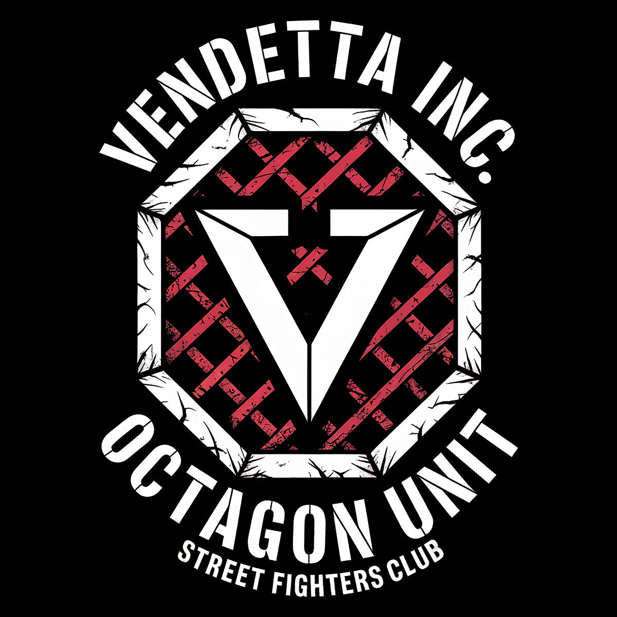 Vendetta Inc. Shirt Octagon Fighters schwarz