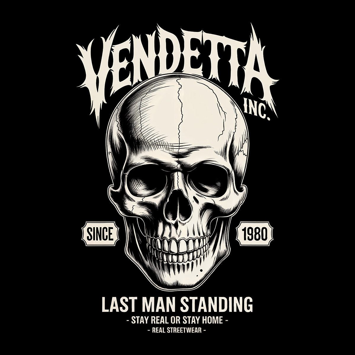 Vendetta Inc. Shirt Last Man Standing schwarz