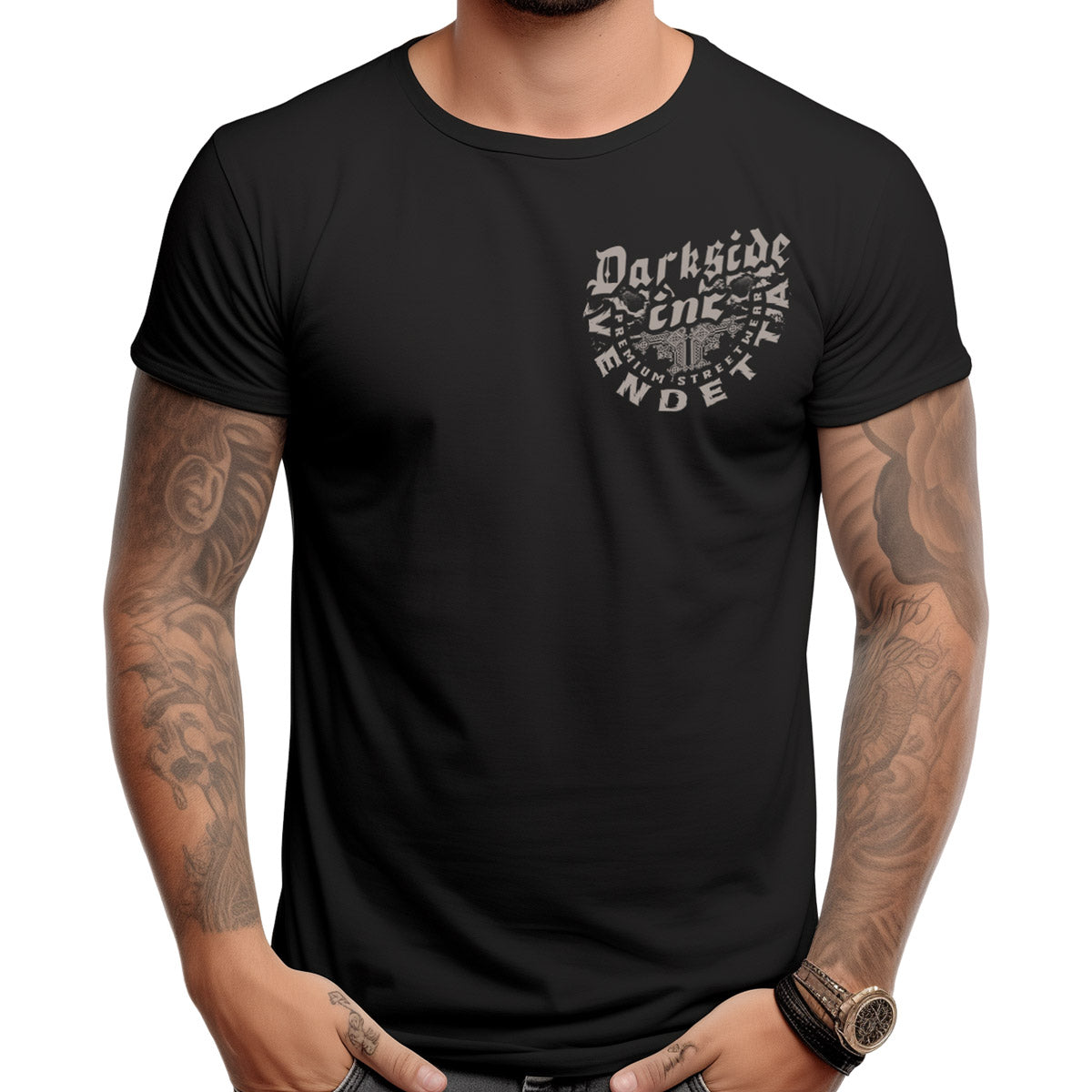 Vendetta Inc. Shirt Darkside 2.0 schwarz VD-1395