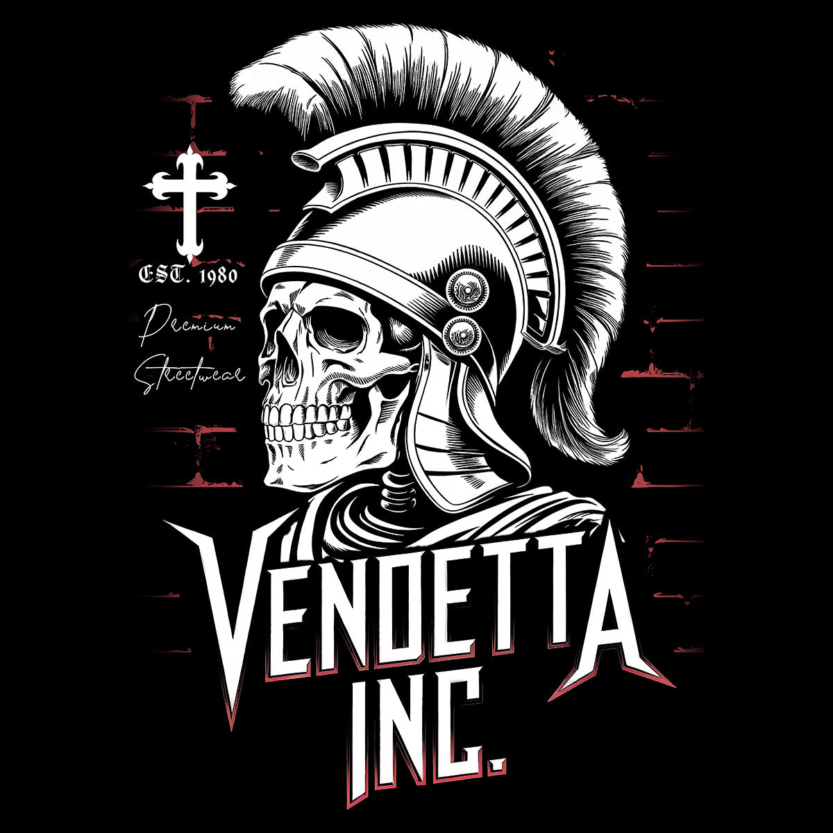Vendetta Inc. Shirt Warrior schwarz VD-1523