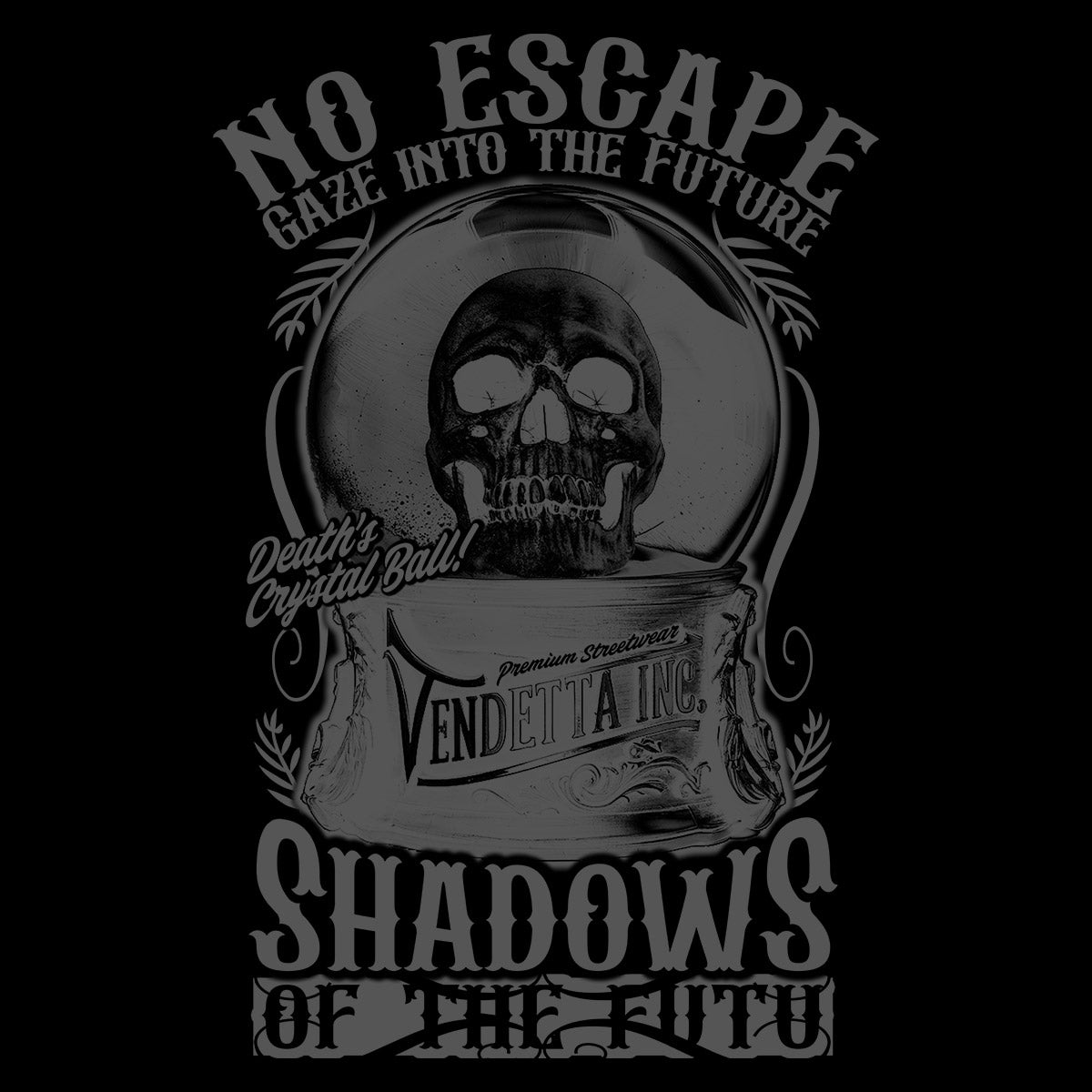 Vendetta Inc. Shirt Crystal Skull schwarz VD-1567