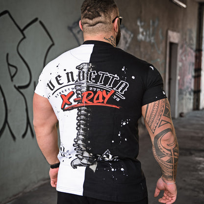 Vendetta Inc. Shirt X-Ray black, white VD-1202