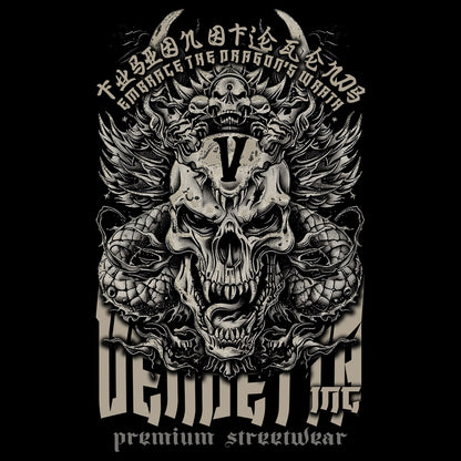 Vendetta Inc. Shirt Dragons schwarz VD-1539