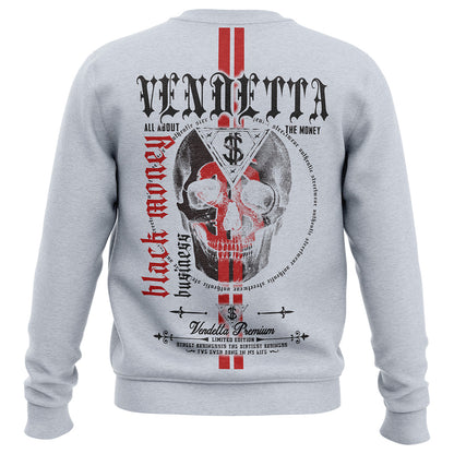 Vendetta Inc. Männer Sweatshirt Money Creamy Blue