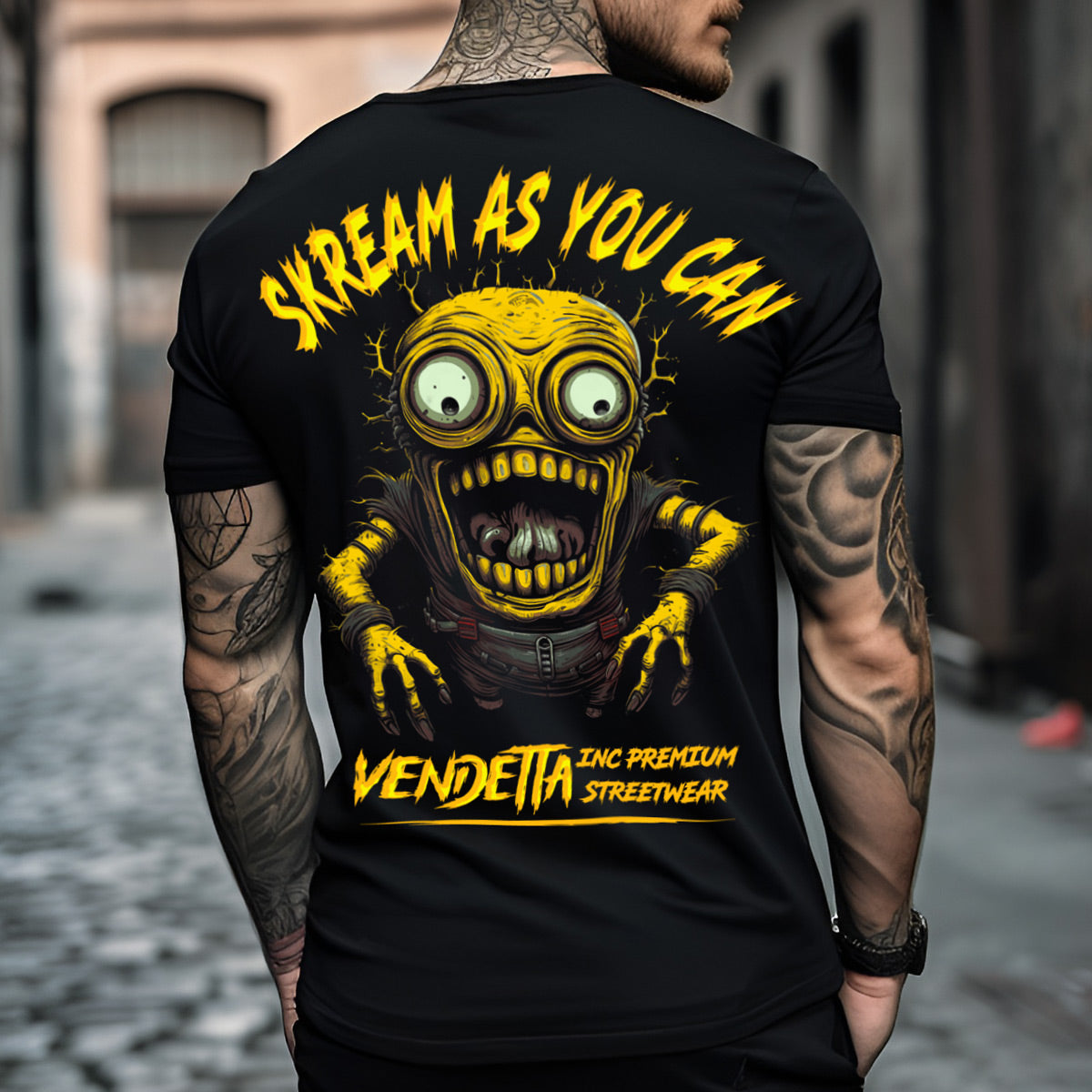 Vendetta Inc. Shirt Skream as you Can black 1321