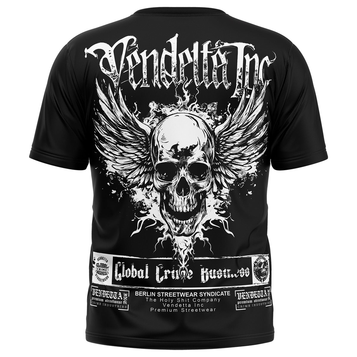 Vendetta Inc. Shirt schwarz Death's Wings