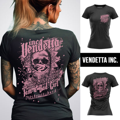 Vendetta Inc. Damen Shirt Bad Girl schwarz 00029