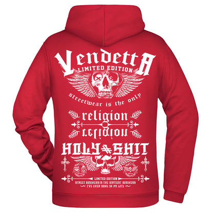 Vendetta Inc. Men's Hoodie Religion Red VD-4045