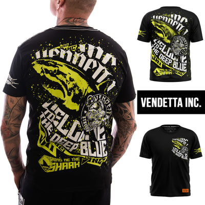 Vendetta Inc. Shirt Shark schwarz VD-1209