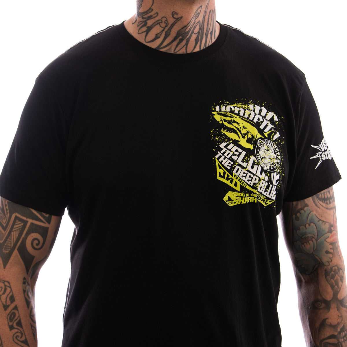 Vendetta Inc. Shirt Shark schwarz VD-1209