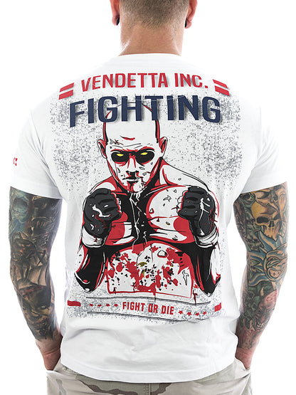 Vendetta Inc. Shirt Fighting 1007 weiß