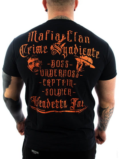 Vendetta Inc. Shirt Mafia Clan black VD-1144