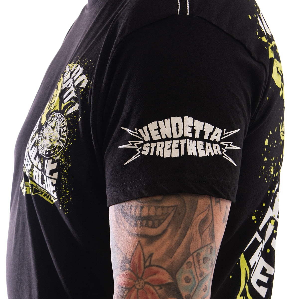 Vendetta Inc. Shirt Shark schwarz VD-1209